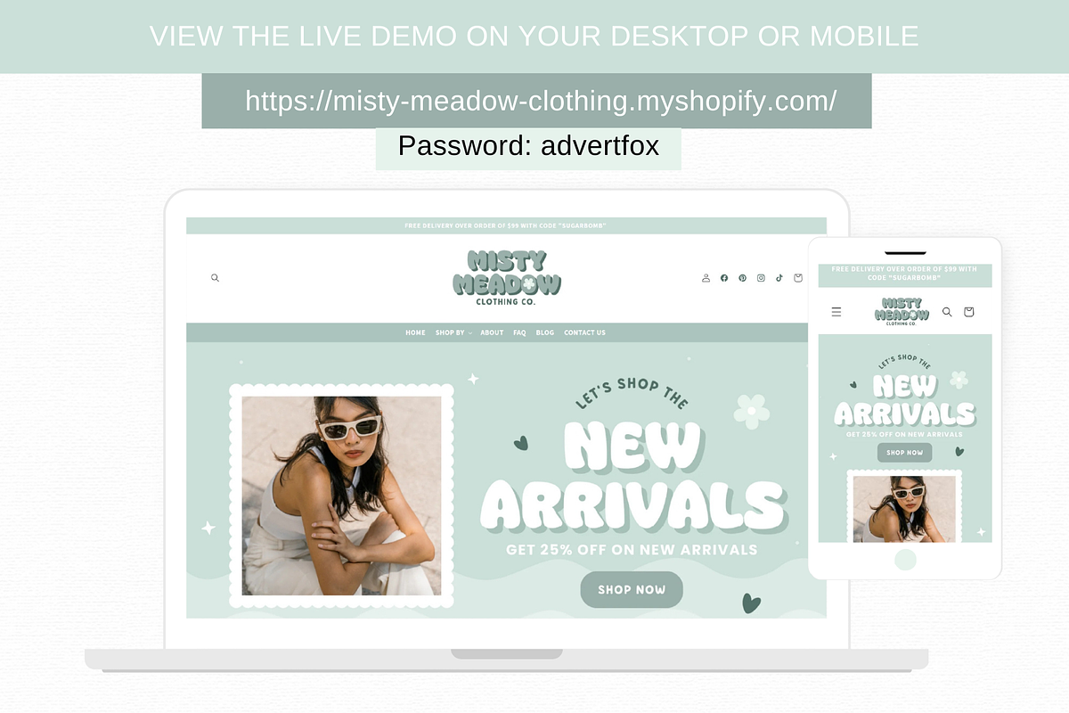 Pastel Shopify Store Template, a Shopify Template by AdvertFox (Photo 7 of 10)