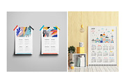 2019 calendars + planners, a Stationery Template by Lera Efremova (Thumbnail 12 of 13)