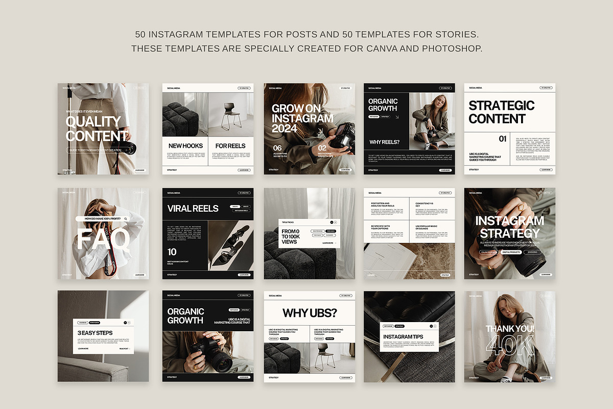 Big Coach Bundle Canva VIII, a Social Media Template by Instprofi | Studio Estimo (Photo 23 of 26)