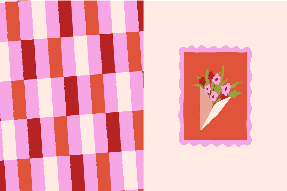 Love and flowers. Seamless patterns, a Pattern Graphic by venimo (Photo 5 of 12)