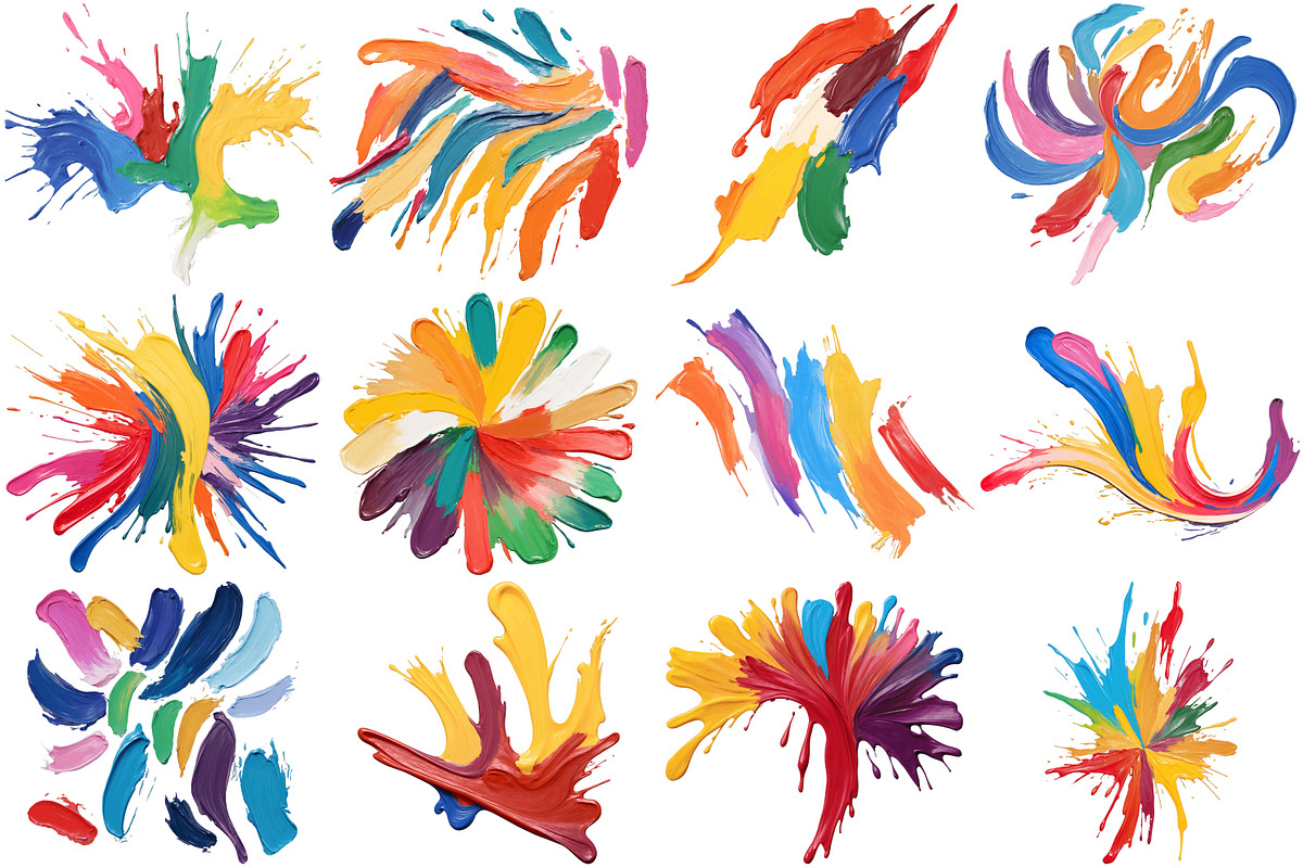 Oil Paint Strokes Png, a Texture Illustration by Forhadx5 (Photo 6 of 6)