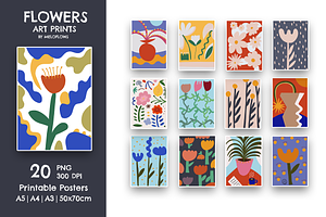 Flowers Art Print Posters