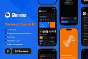 Glimmer - Payment App UI Kit, an UI Kit Template by restiyathena (Thumbnail 1 of 6)
