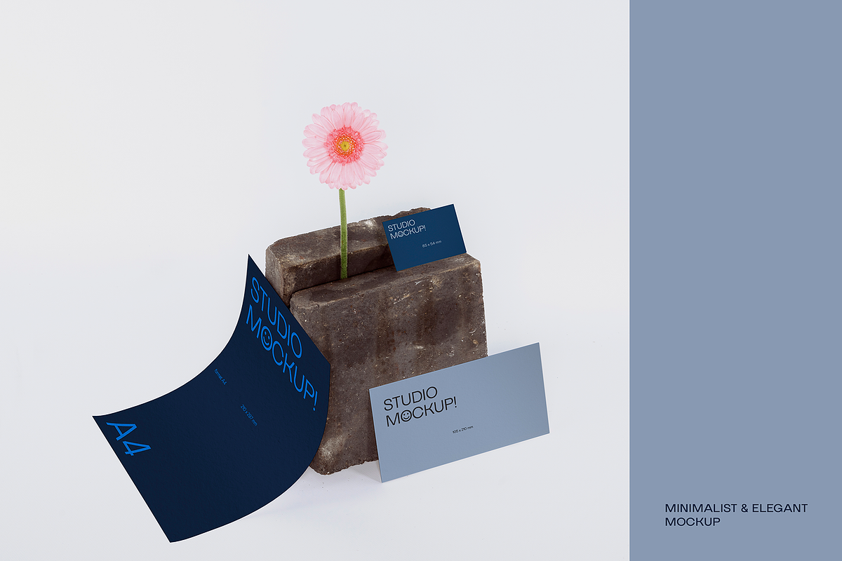 BRUT STATIONERY MOCKUP, a Graphic by Le Studio Mockup (Photo 3 of 4)