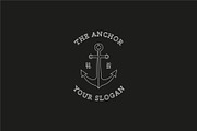 Nautical Anchor Badge Logo Bundle, a Branding & Logo Template by Dyn Studio (Thumbnail 5 of 6)