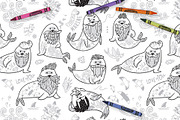 Creative Coloring Pages #2, a Pattern Graphic by PenguinHouse (Thumbnail 7 of 11)