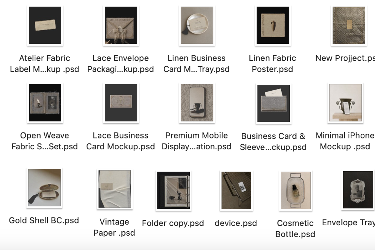 LIGNE Branding Mockup Collection, a Packaging Mockup by Atelier Contour (Photo 11 of 11)