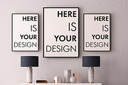 Mockup poster with a dining table, a Print Template by FilL239 (Thumbnail 4 of 18)