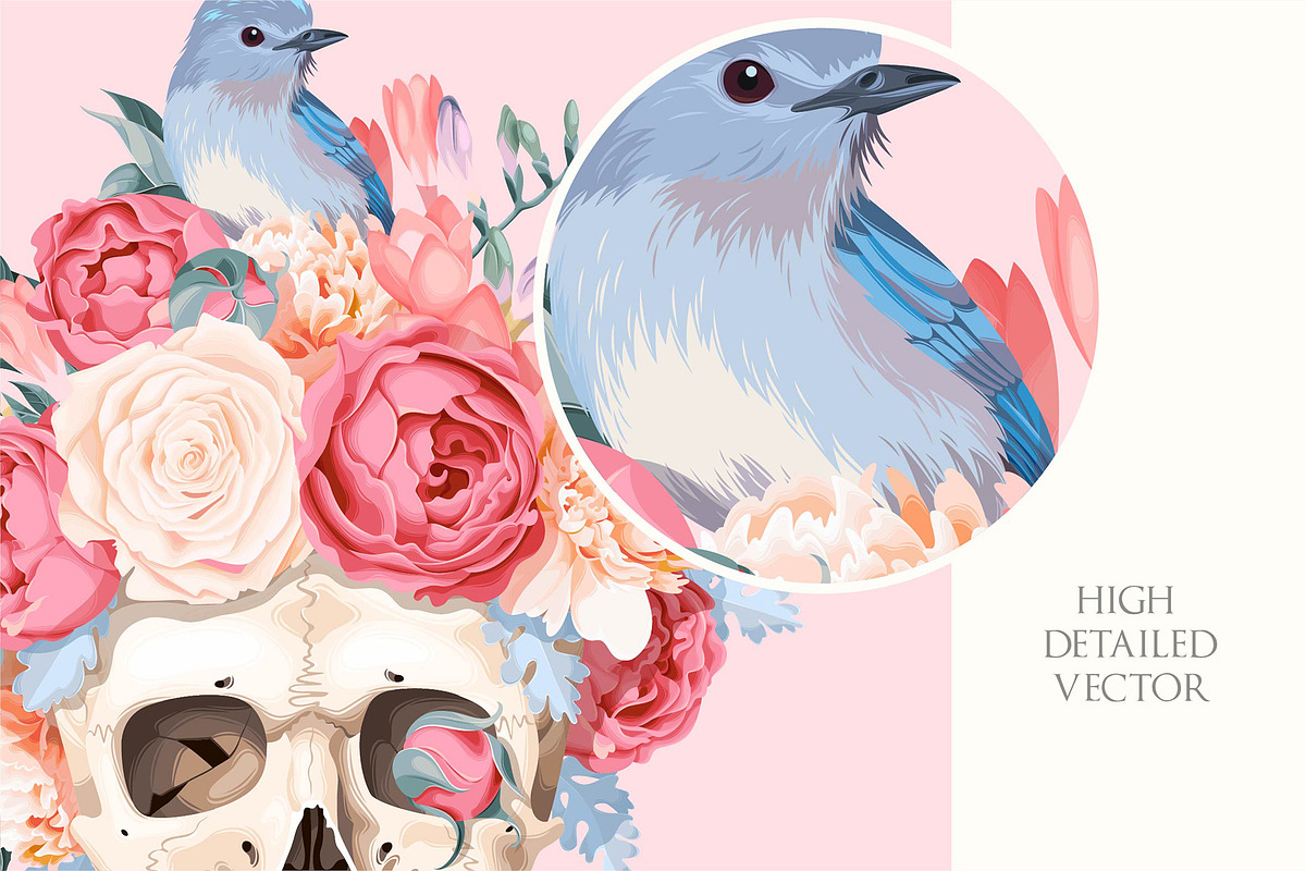 Vitam et Mortem, Pattern and Motif, a Pattern Graphic by GreyLilac (Photo 6 of 6)