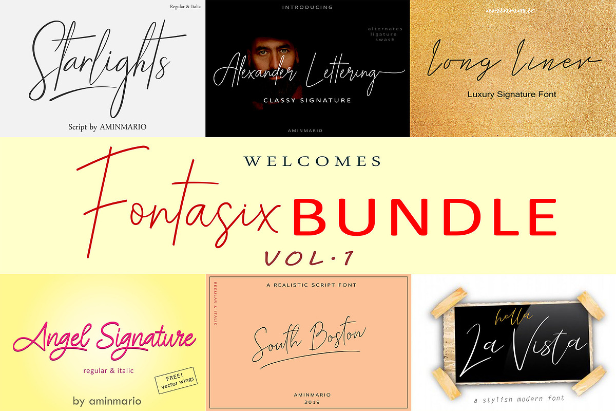 FONTASIX BUNDLE // VOL.1