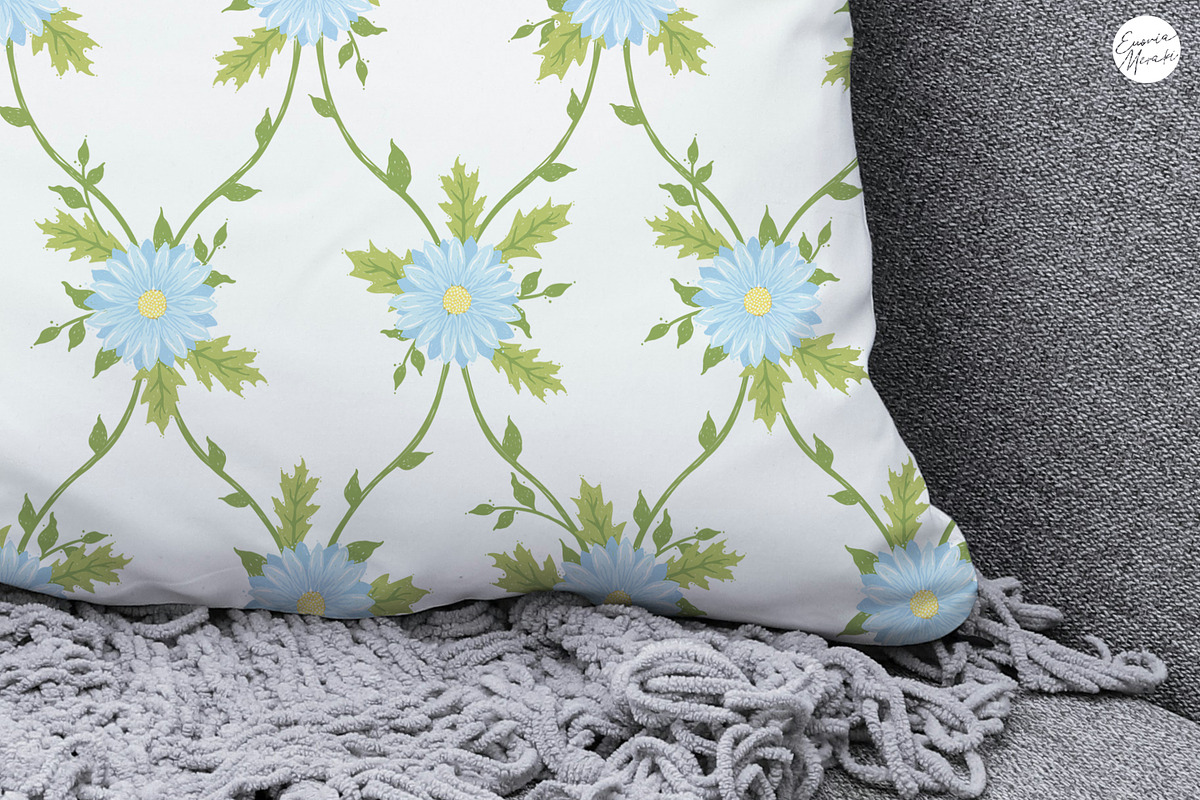 Cottagecore Pattern 20 Flower Vine, a Pattern Graphic by Euonia Meraki (Photo 18 of 21)