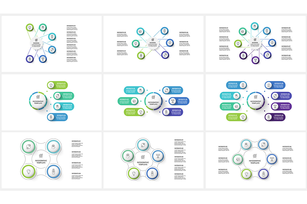 Diagram Presentation Canva Template preview 3
