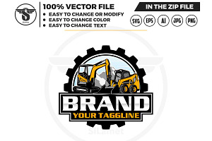 Heavy Equipment Repair Logo