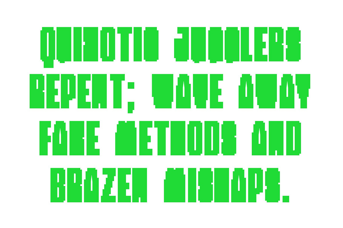 CS Milions Semipixel, a Sans Serif Font by Craft Supply Co. (Photo 5 of 8)