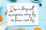 Thanksgiving | Script Font, a Script Font by Scratchones (Thumbnail 4 of 8)