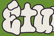 Drip TM – Bubble Graffiti Font, a Handwritten Font by Type Mania (Thumbnail 4 of 12)
