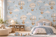 Cute Animals Nursery Wallpaper, a Wallpaper Graphic by by creative paper (Thumbnail 12 of 12)