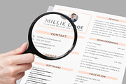 Resume Template and Cover Letter, a Resume Template by designvillage (Thumbnail 11 of 13)