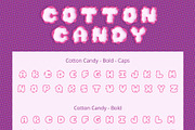 Fun Bubble Display Font Cotton Candy, a Sans Serif Font by Porter Fig (Thumbnail 2 of 4)