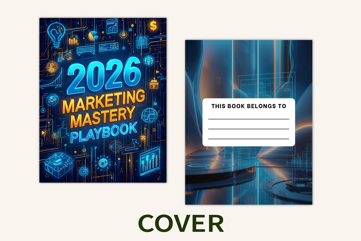 2026 Marketing Mastery Playbook, a Stationery Template by Designmela01 (Photo 10 of 10)