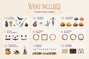 Halloween Watercolor Clipart, a Seasonal Illustration by AnitaPol (Thumbnail 2 of 20)