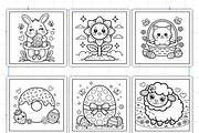 Cozy Easter Coloring Book, a Seasonal Illustration by Design Station (Thumbnail 3 of 4)
