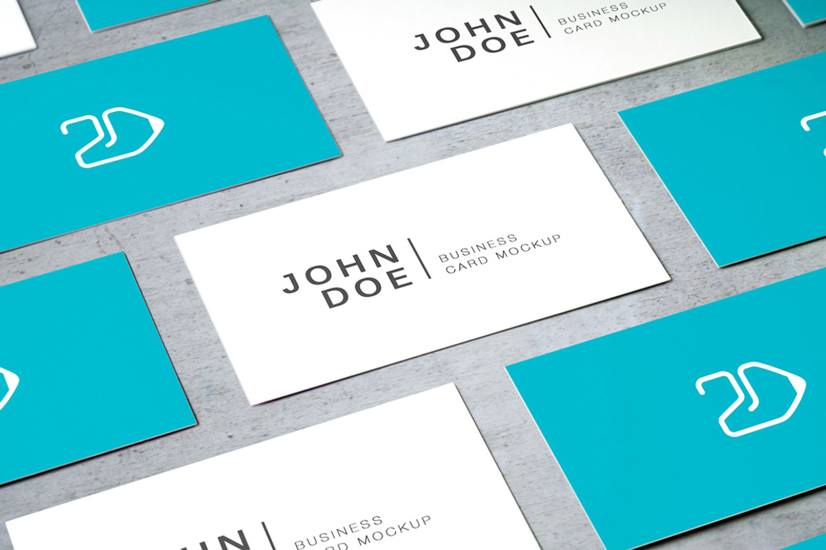 90x50 Business Card Mockup v3, a Print Template by 2dsight (Photo 4 of 6)