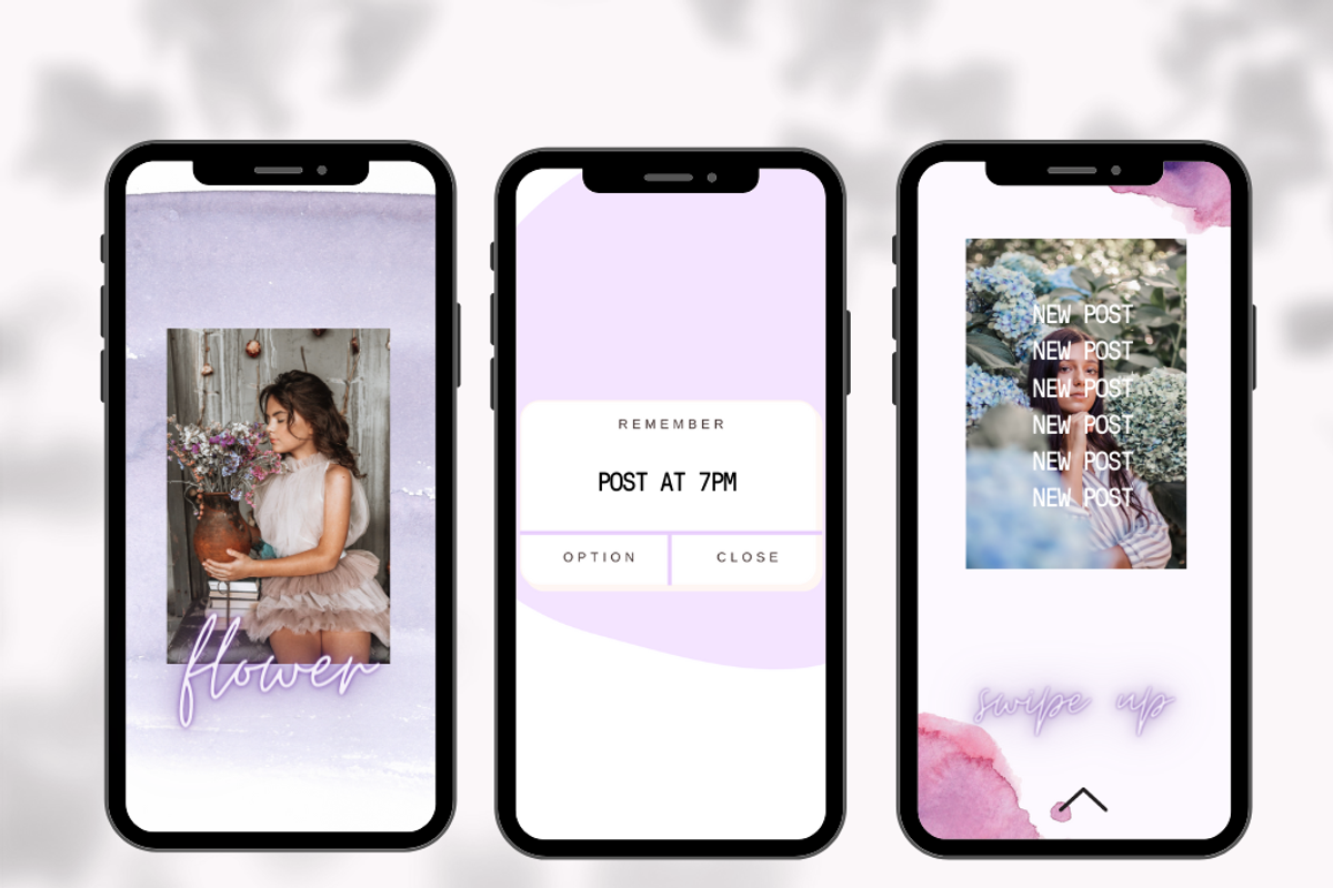 100 Instagram stories background, a Social Media Template by creative-kits (Photo 7 of 9)