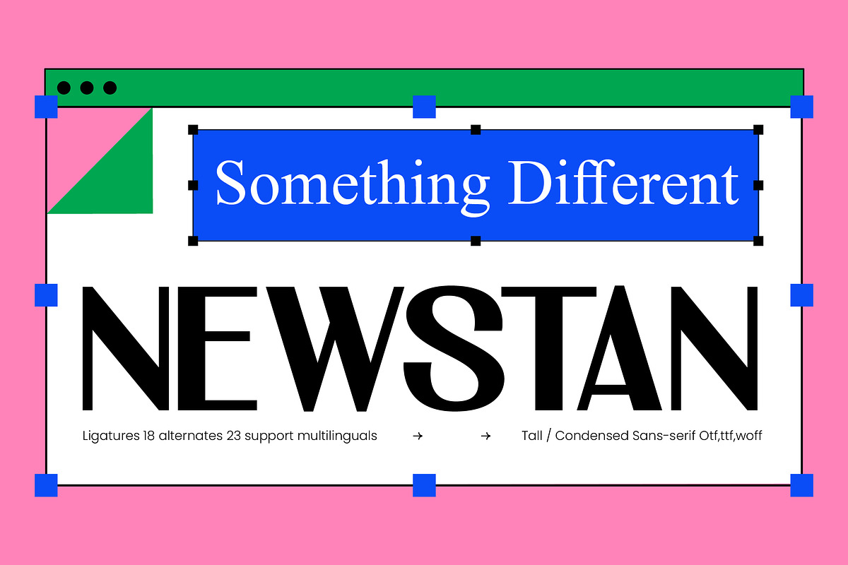 Newstan Tall Condensed Sans Serif, a Sans Serif Font by timelesstype.co (Photo 1 of 10)