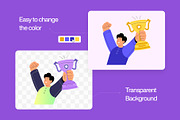 80 Success Illustration Bundle, a Person Illustration by Prosymbols (Thumbnail 5 of 11)