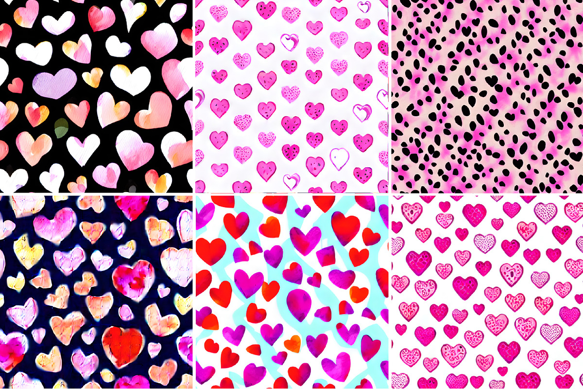 Valentine Heart seamless Pattern, a Pattern Graphic by jannatulpakhi (Photo 2 of 3)