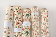 Checkered tropical summer patterns, a Pattern Graphic by Tani Kuzminka (Thumbnail 4 of 11)
