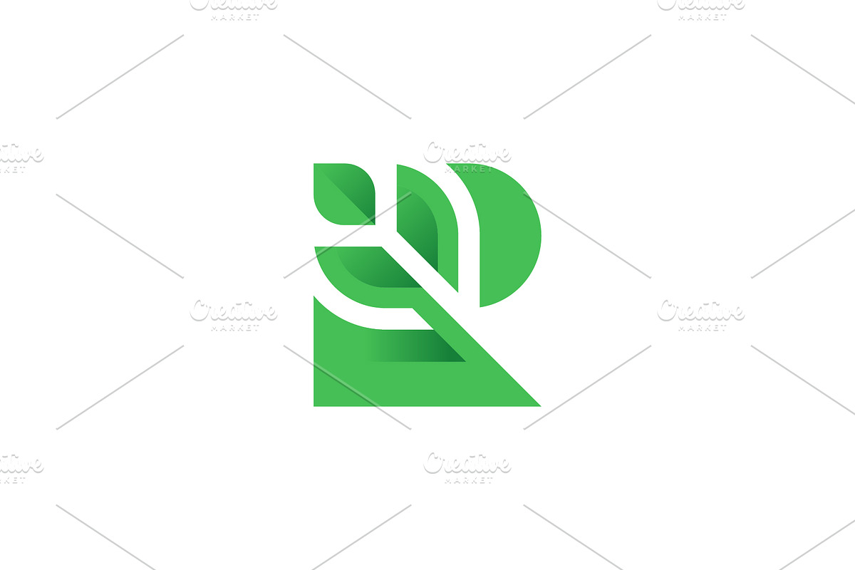 Modern letter R green leaf logo, a Branding & Logo Template by Rasagama ...