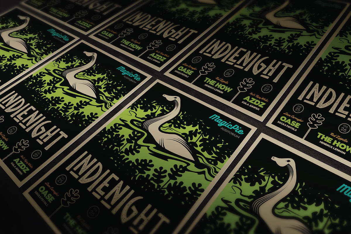 Lake Monster Illustrated Flyer, a Flyer Template by ashenterprise (Photo 2 of 3)