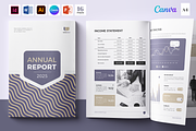 Annual Report, Canva | Docx | PPT, a Brochure Template by Template Zone (Thumbnail 1 of 13)