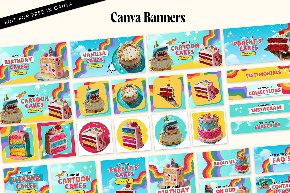 Kids Birthday Cake Shopify Theme, a Shopify Template by Template Twist Shop (Photo 7 of 8)
