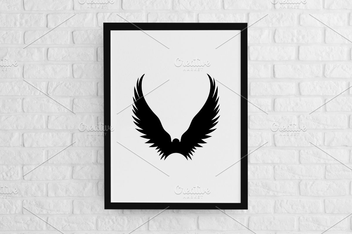 Wings Silhouette SVG, an Animal Illustration by newminddesign (Photo 2 of 3)