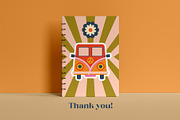 Retro groovy posters - wall art, an Illustration by Sofico (Thumbnail 13 of 13)