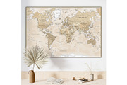 World Map - Highly Detailed Vector, a Graphic by PorcuPen Works (Thumbnail 3 of 6)