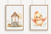 Watercolor Farm Animals Clipart Set, an Illustration by Libby Wishes (Thumbnail 6 of 7)
