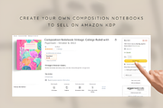 Preppy KDP Composition Notebook, a Social Media Template by Coco Bloom (Thumbnail 5 of 6)