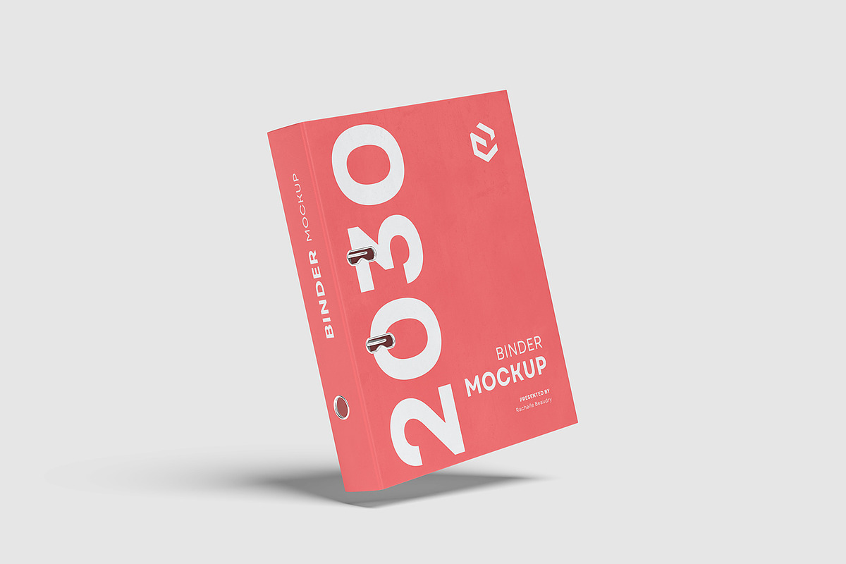 High Quality Binder Mockup, a Merchandise Mockup by seramoe (Photo 3 of 9)