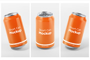 6 Short Aluminum Cans Mockup Pack, a Cups & Container Mockup by DreamVisuals (Thumbnail 1 of 7)