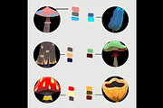 mushrooms, an Object Illustration by kaplaniha (Thumbnail 2 of 7)