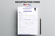 Registration and Questionnaire Form, a Stationery Template by artico (Thumbnail 1 of 2)