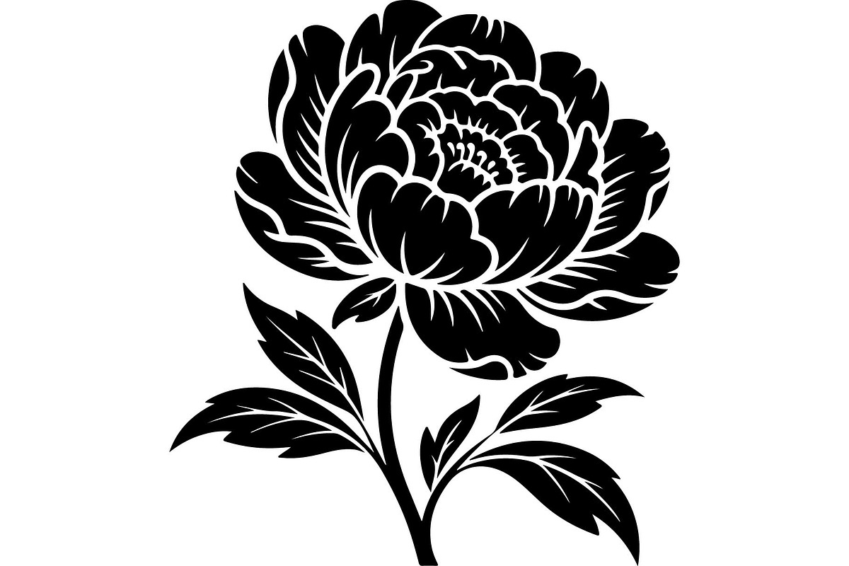 Elegant Floral Silhouette Set, an Object Graphic by Creativeshirt (Photo 6 of 13)