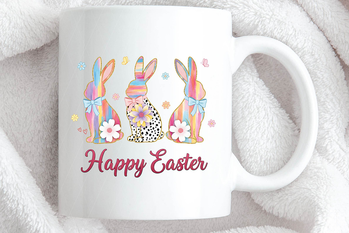 Happy Easter, Coquette Easter Bunny, an Illustration by DreamPrint404 (Photo 3 of 6)