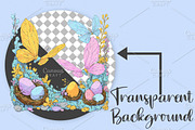 Whimsical Easter Pathway Clipart PNG, an Illustration by Canvas Craft (Thumbnail 2 of 7)