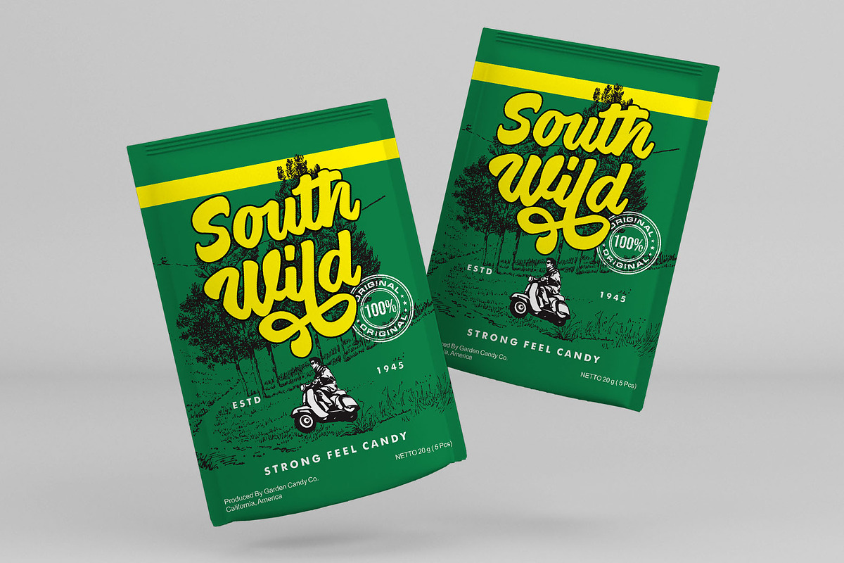 Jungle Rumble - Retro script Font, a Script Font by Four Lines Std. (Photo 2 of 11)