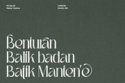 Ez-Sanjaya - Modern Decorative Font, a Serif Font by Eztudio (Thumbnail 2 of 12)